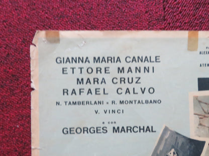 THE WARRIOR AND THE SLAVE GIRL ITALIAN FOTOBUSTA POSTER GIANNA MARIA 1958 Rendezvous Cinema Movie posters