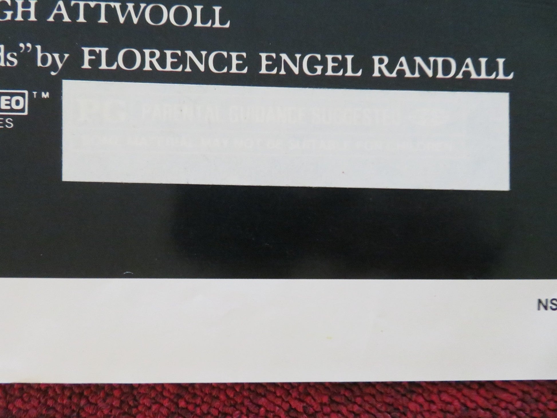 THE WATCHER IN THE WOODS FOLDED US ONE SHEET POSTER DISNEY BETTE DAVIS 1981 Movie posters