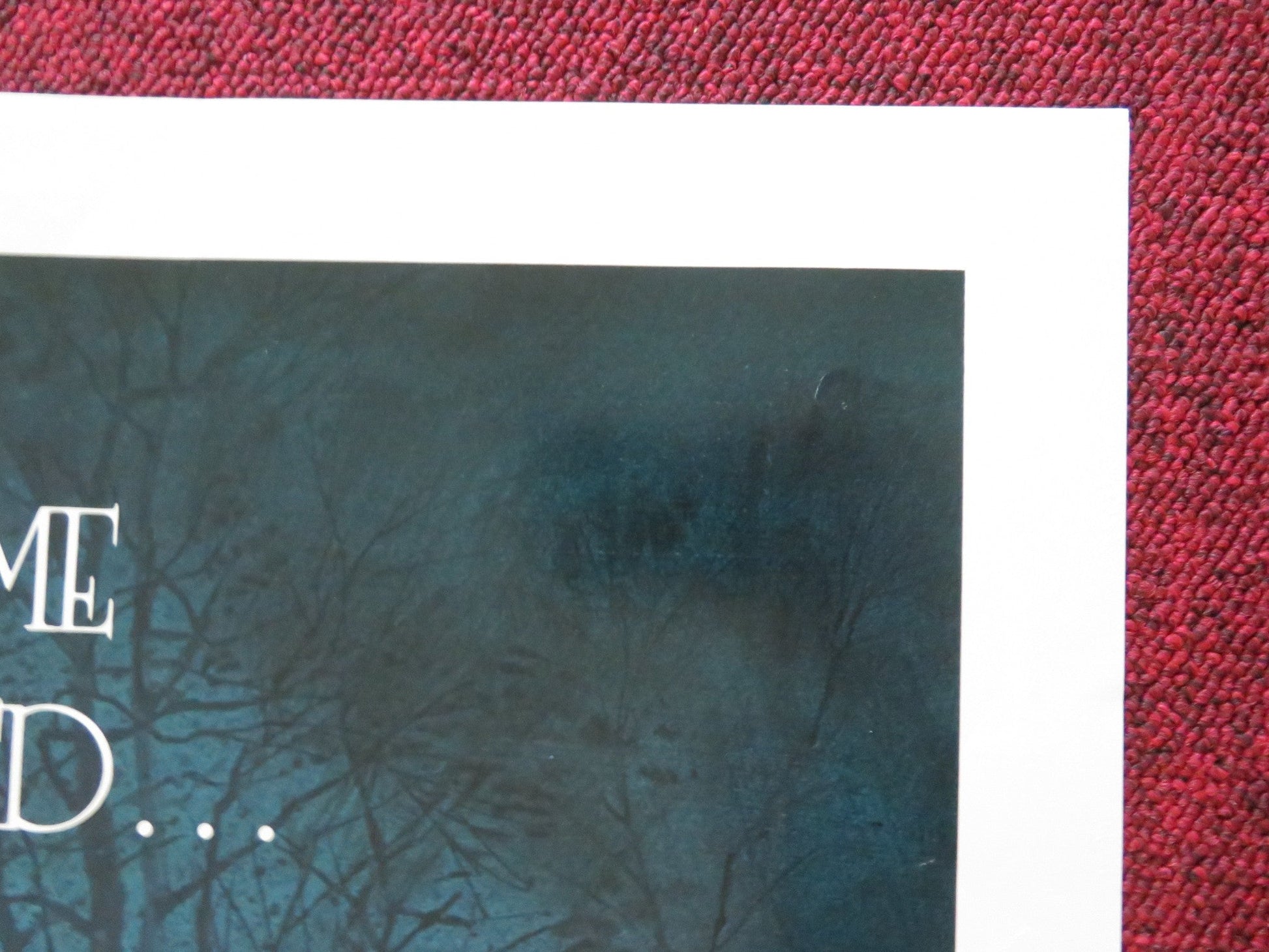 THE WATCHER IN THE WOODS FOLDED US ONE SHEET POSTER DISNEY BETTE DAVIS 1981 Movie posters