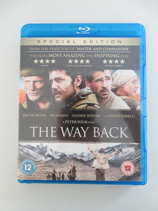 The Way Back (BLU-RAY) Jim Sturgess Ed Harris Colin Farrell 2011 Region B Movie posters