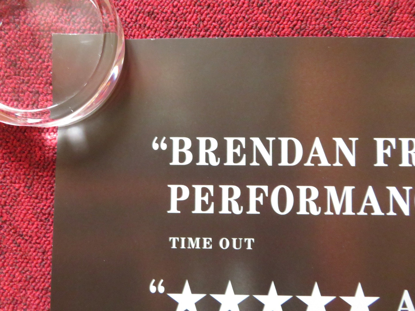 THE WHALE UK QUAD ROLLED POSTER BRENDAN FRASER SADIE SINK 2022 Rendezvous Cinema Movie posters