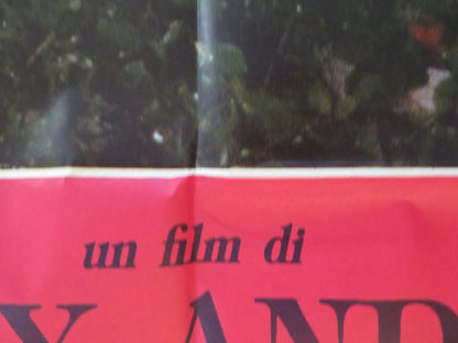 THE WHALES OF AUGUST ITALIAN 2 FOGLIO POSTER BETTE DAVID LILLIAN GISH 1987 Rendezvous Cinema Movie posters