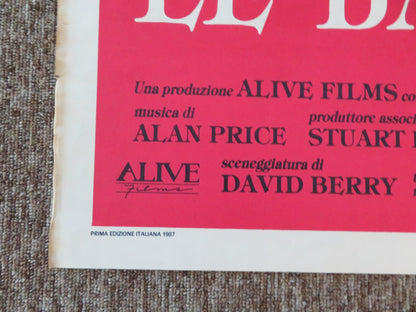 THE WHALES OF AUGUST ITALIAN 2 FOGLIO POSTER BETTE DAVID LILLIAN GISH 1987 Rendezvous Cinema Movie posters