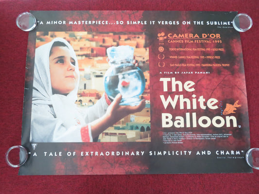 The White Balloon UK Quad Rolled Poster Aida Mohammadkhani Mohsen Kafili 1995 Movie posters