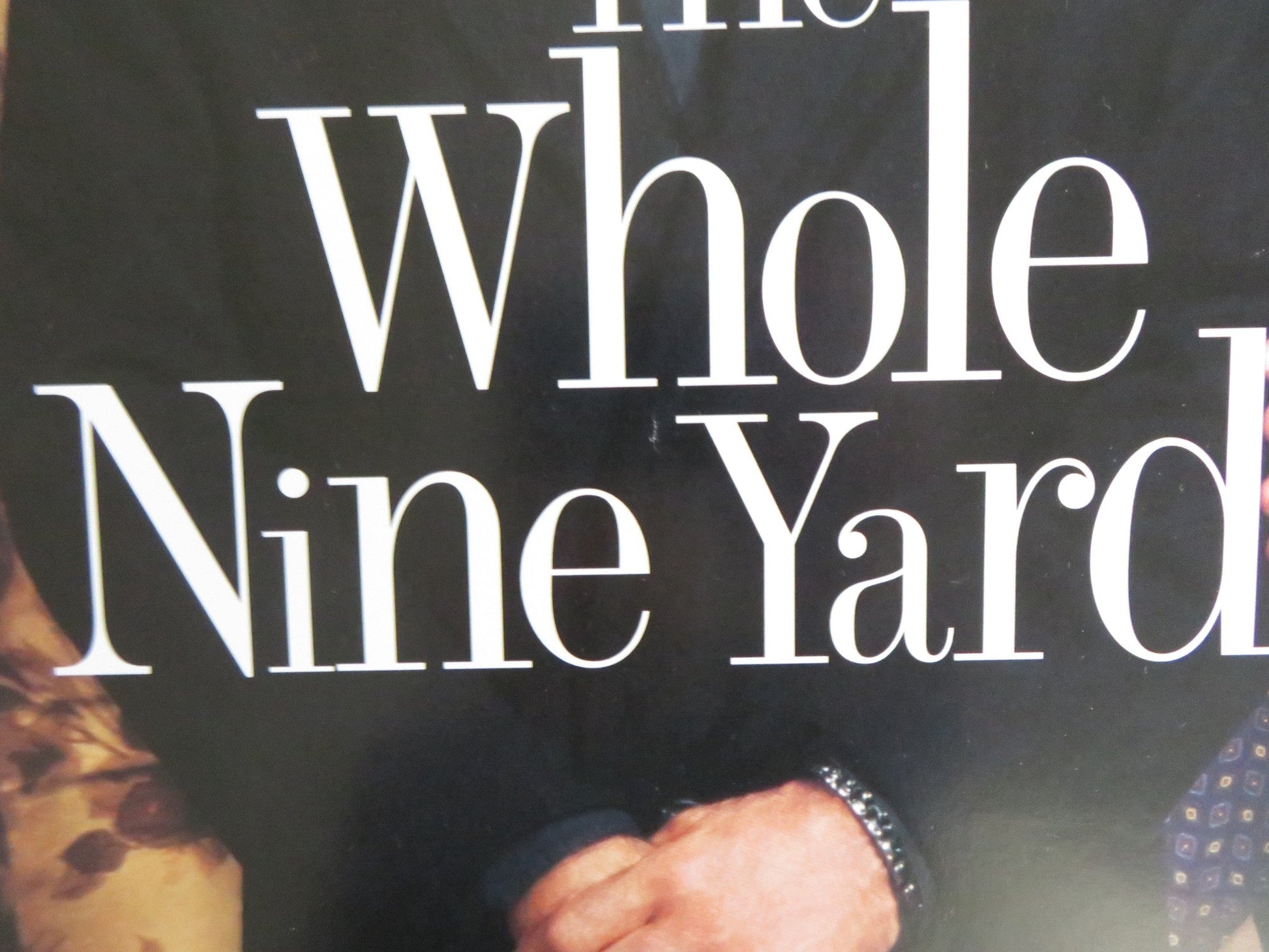 THE WHOLE NINE YARDS VHS VIDEO POSTER BRUCE WILLIS MATTHEW PERRY 2000 Rendezvous Cinema Movie posters