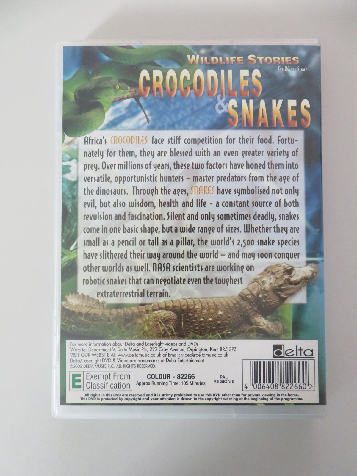 The Whole Story: Crocodiles and Snakes (DVD) 2002 Region 0 Movie posters