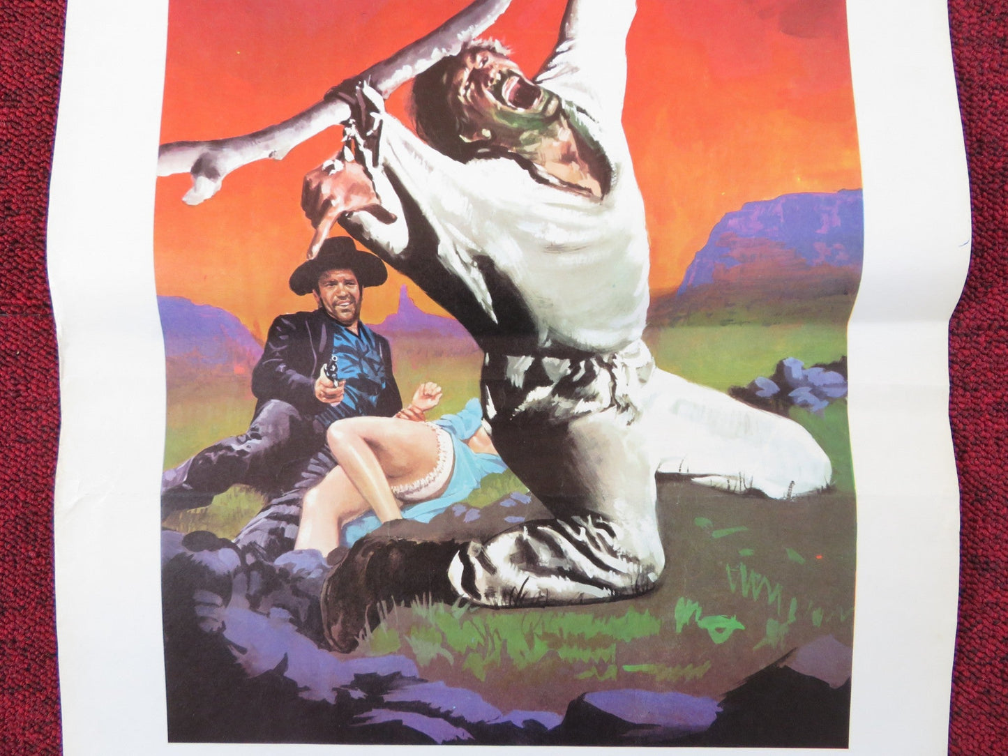 THE WICKED DIE SLOW ITALIAN LOCANDINA POSTER GARY ALLEN STEVE RIVARD 1970 Rendezvous Cinema Movie posters