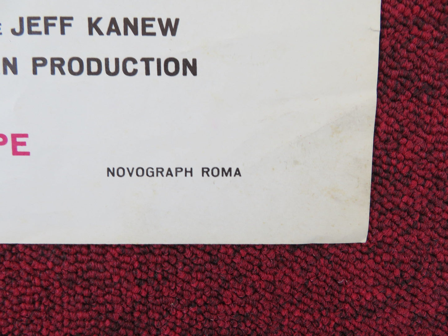 THE WICKED DIE SLOW ITALIAN LOCANDINA POSTER GARY ALLEN STEVE RIVARD 1970 Rendezvous Cinema Movie posters