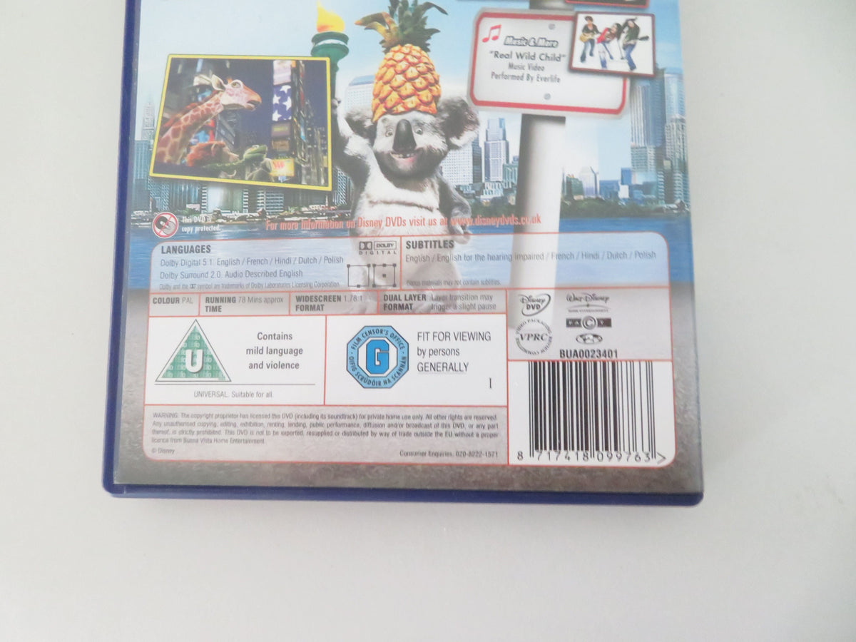 The Wild (DVD) Disney Kiefer Sutherland Jim Belushi Eddie Izzard 2006 Region 2 Movie posters