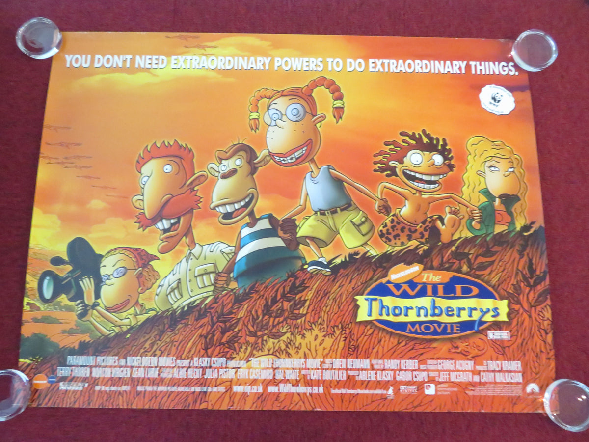 The Wild Thornberrys - B UK Quad Rolled Poster Tim Curry Lynn Redgrave 2002 Movie posters