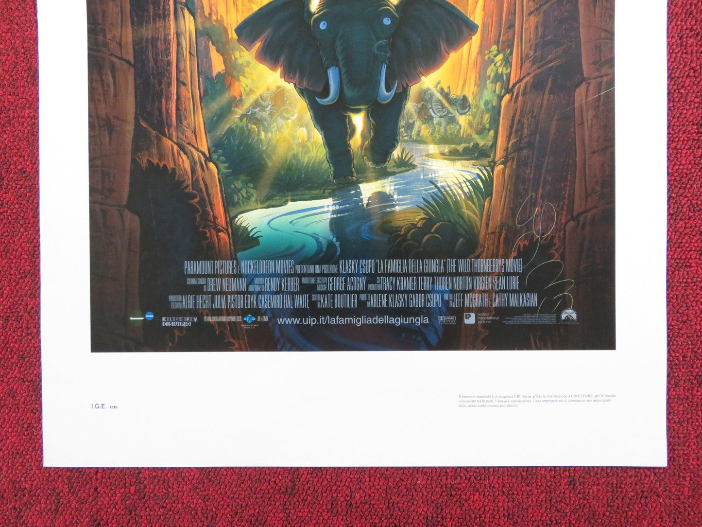 THE WILD THORNBERRYS ITALIAN LOCANDINA POSTER LACEY CHABERT TOM KANE 2002 Rendezvous Cinema Movie posters