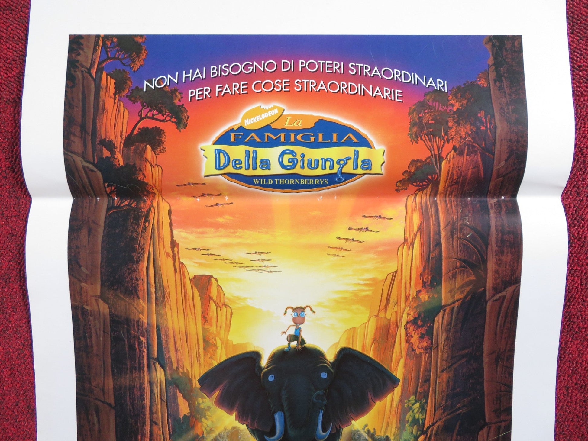 THE WILD THORNBERRYS ITALIAN LOCANDINA POSTER LACEY CHABERT TOM KANE 2002 Rendezvous Cinema Movie posters