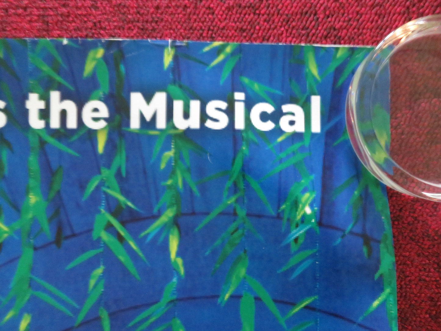 THE WIND IN THE WILLOWS: THE NEW MUSICAL UK QUAD ROLLED POSTER RUFUS HOUND 2018 - Rendezvous Cinema