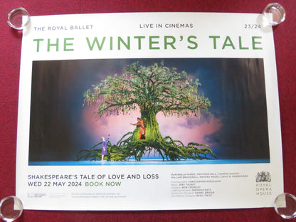 THE WINTER'S TALE UK QUAD ROLLED POSTER ROYAL OPERA HOUSE MARIANELA NUNEZ 2024 Rendezvous Cinema Movie posters