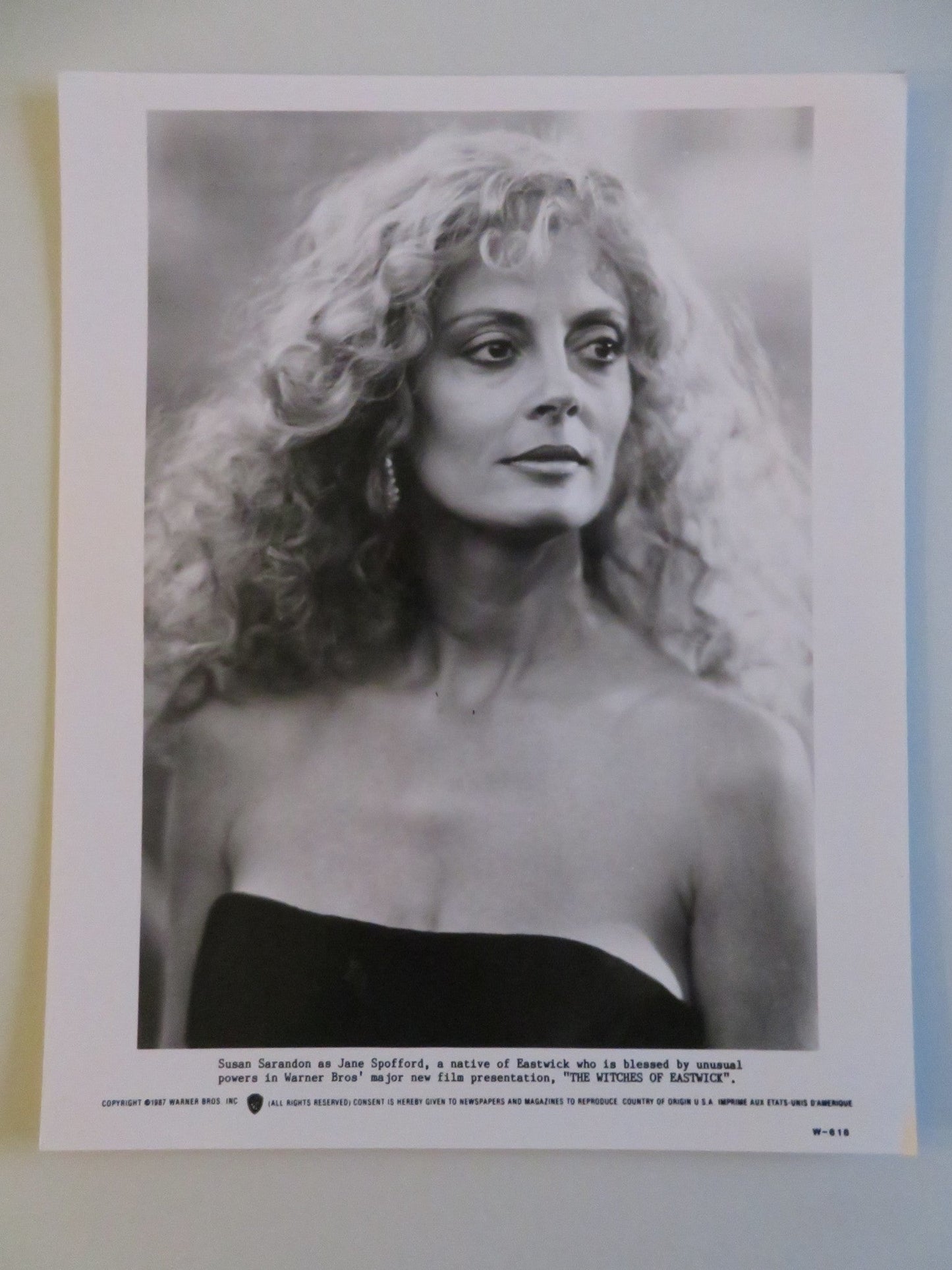 THE WITCHES OF EASTWICK MOVIE STILL PHOTO LOT OF 5 JACK NICHOLSON SARANDON 1987 - Rendezvous Cinema