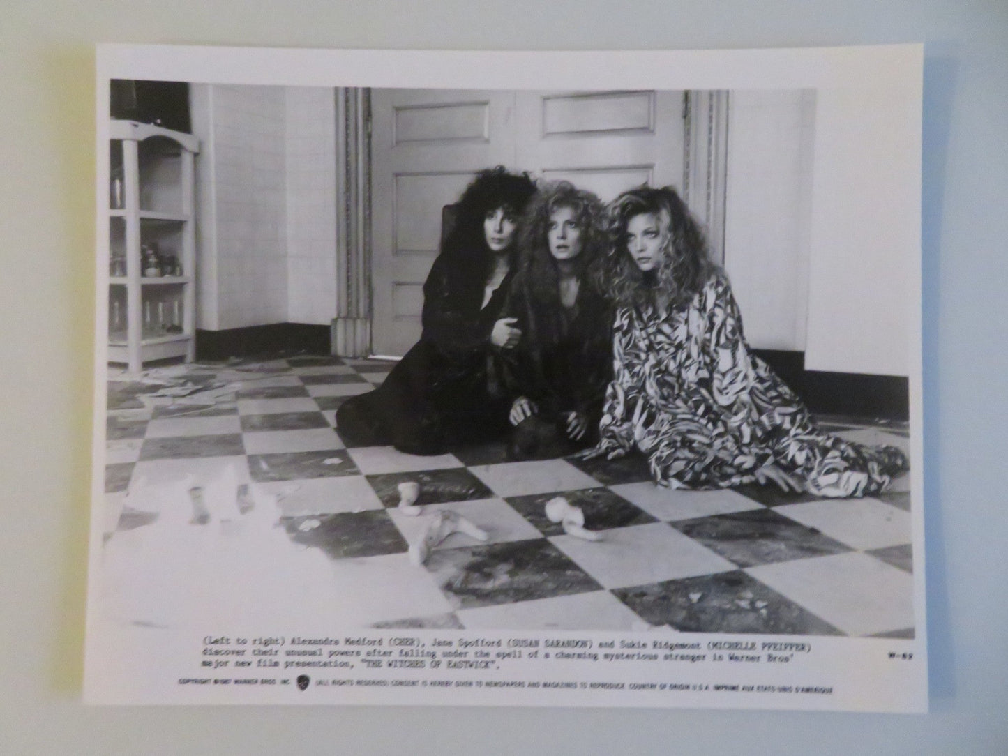 THE WITCHES OF EASTWICK MOVIE STILL PHOTO LOT OF 5 JACK NICHOLSON SARANDON 1987 - Rendezvous Cinema