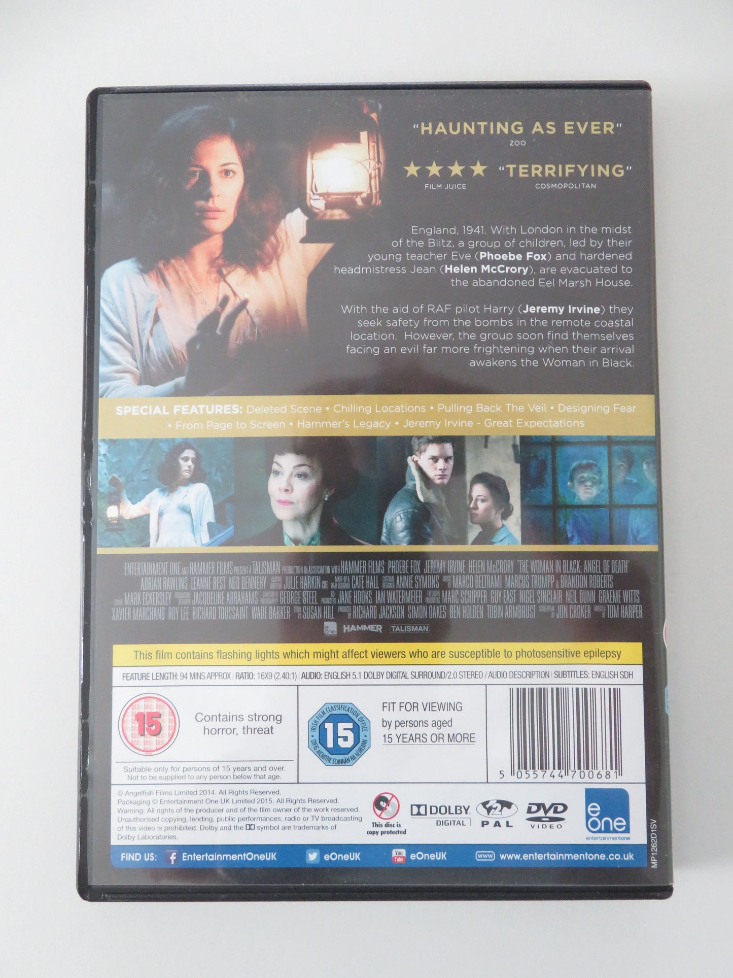 The Woman in Black 2: Angel of Death (DVD) Helen McCrory J. Irvine 2014 Region 2 Movie posters