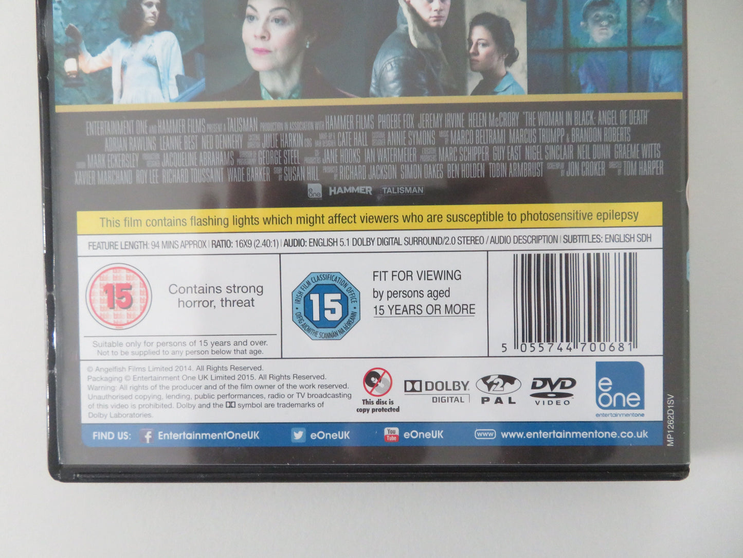 The Woman in Black 2: Angel of Death (DVD) Helen McCrory J. Irvine 2014 Region 2 Movie posters