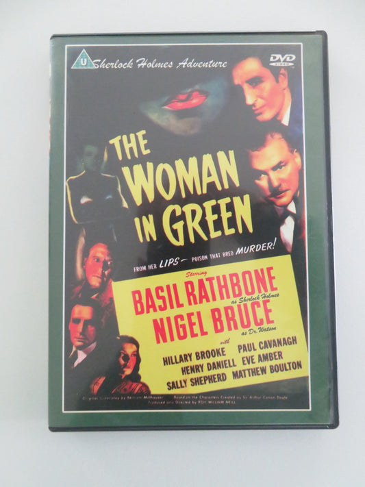 THE WOMAN IN GREEN (DVD) SHERLOCK HOLMES BASIL RATHBONE 1945 REGION ALL Movie posters