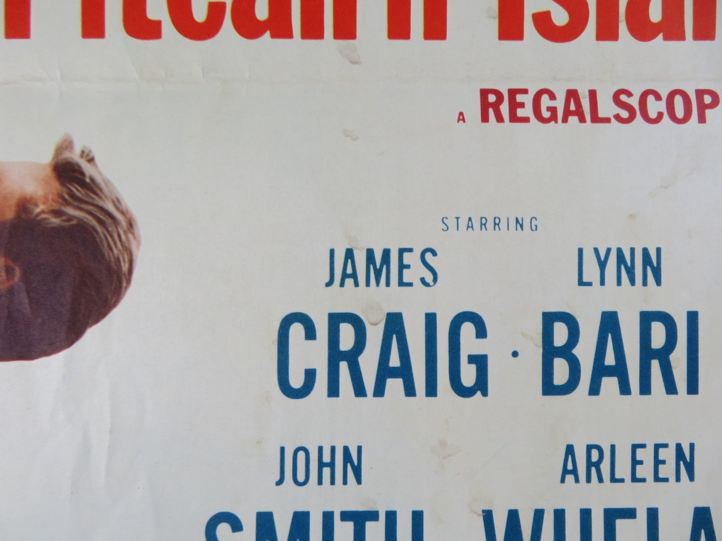 THE WOMEN OF PITCAIRN ISLAND US INSERT POSTER JAMES CRAIG LYNN BARI 1957 Rendezvous Cinema Movie posters