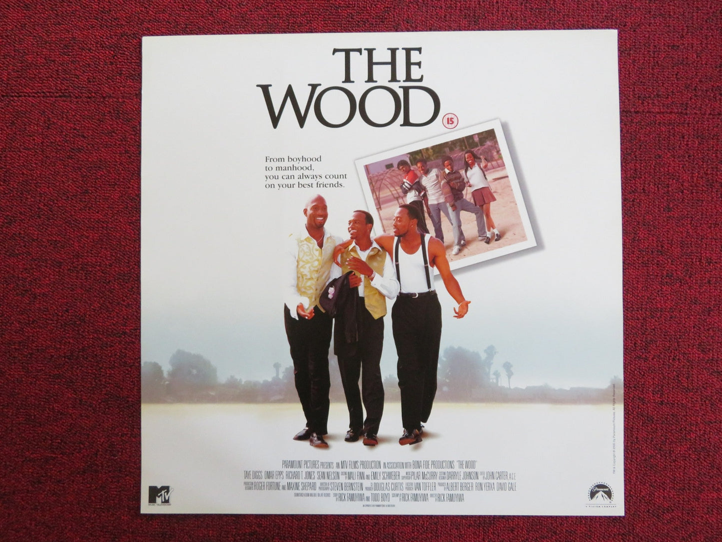 THE WOOD VHS VIDEO POSTER TAYE DIGGS OMAR EPPS 1999 Rendezvous Cinema Movie posters