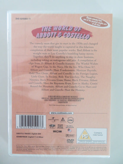 THE WORLD OF ABBOTT & COSTELLO (DVD) LOU COSTELLO BUD ABBOTT 1965 REGION 2 Movie posters