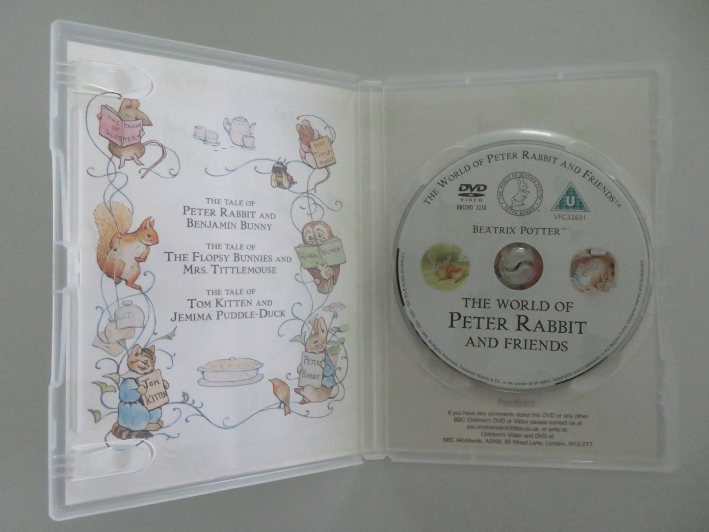 THE WORLD OF PETER RABBIT AND FRIENDS (DVD) NIAMH CUSACK 1992 REGION 2, 4 Movie posters