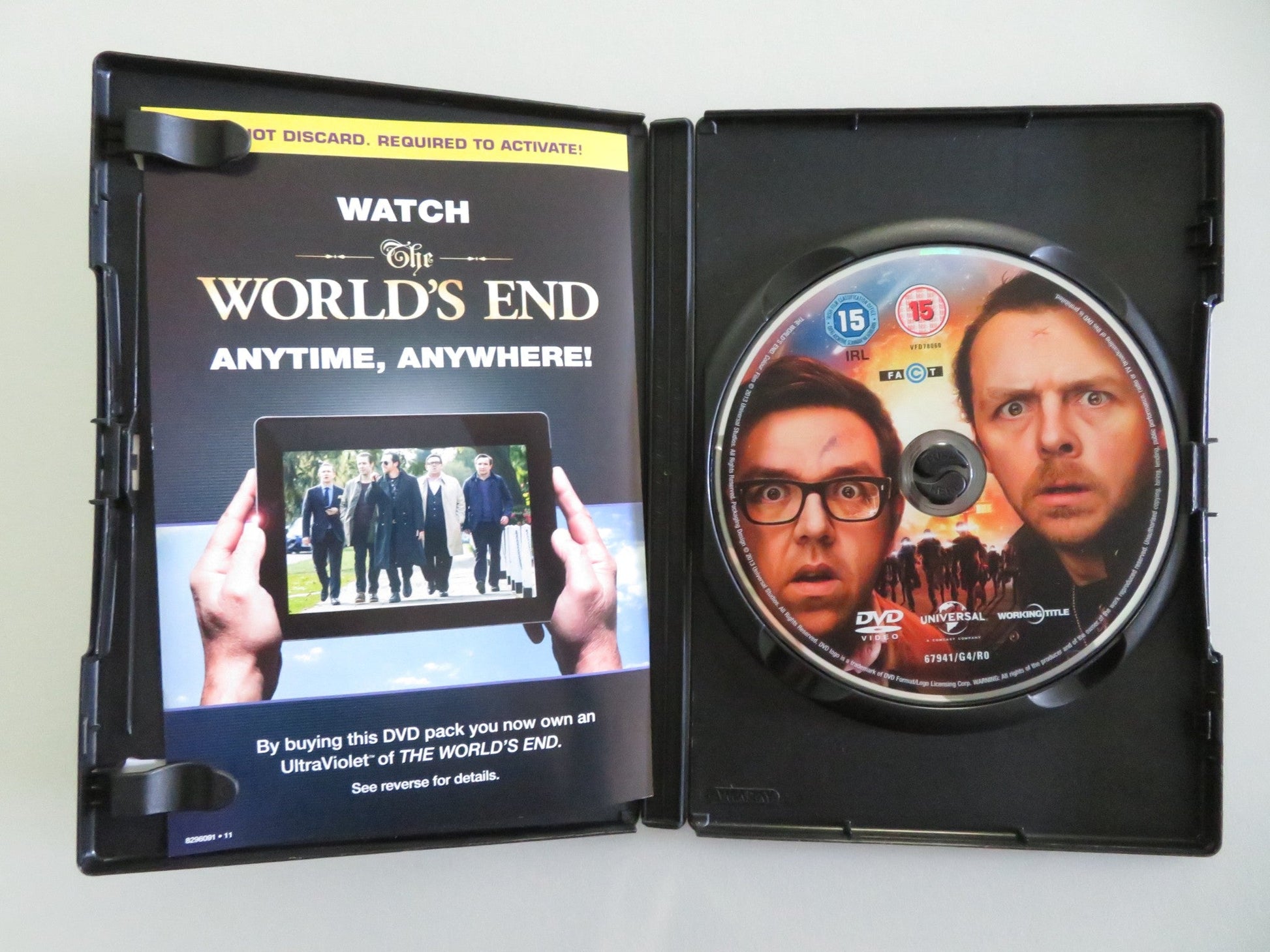 THE WORLD'S END (DVD) SIMON PEGG NICK FROST 2013 REGION 2, 4 Movie posters
