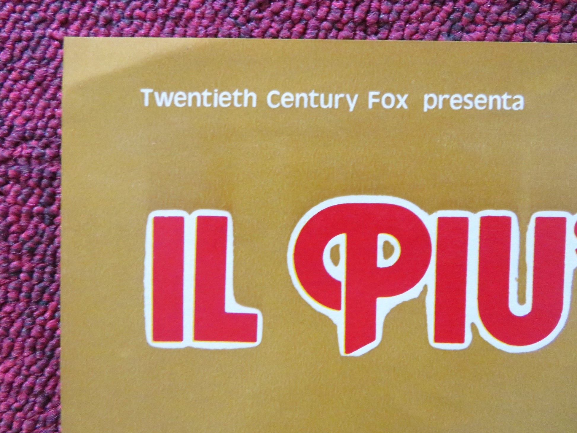 THE WORLD'S GREATEST LOVER - B ITALIAN FOTOBUSTA POSTER GENE WILDER KANE 1977 Rendezvous Cinema Movie posters