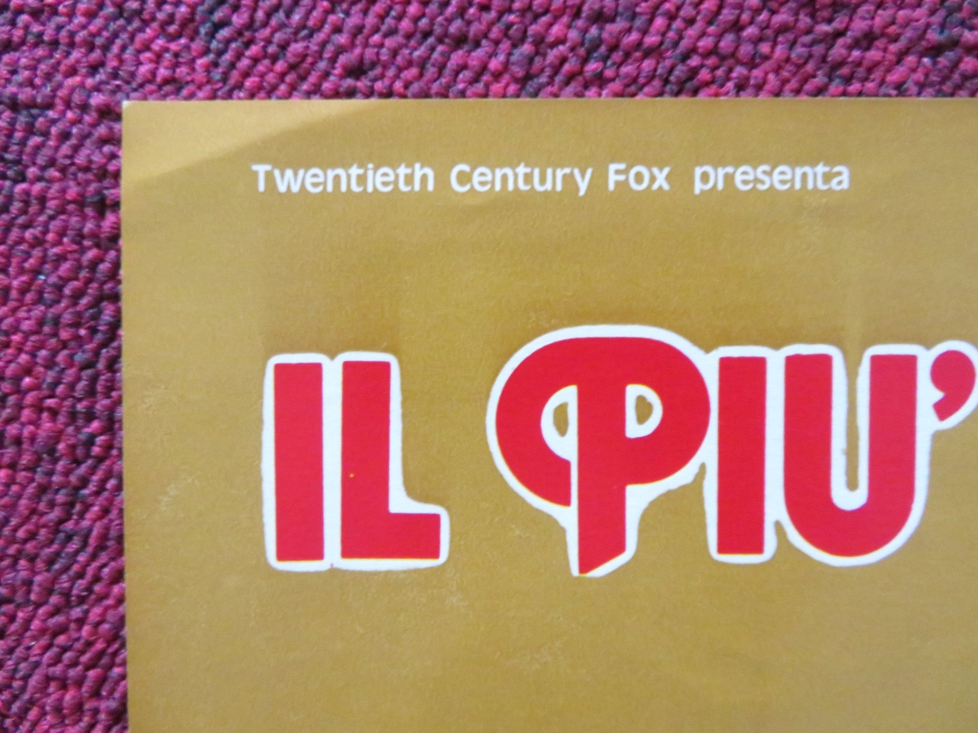 THE WORLD'S GREATEST LOVER - E ITALIAN FOTOBUSTA POSTER GENE WILDER KANE 1977 Rendezvous Cinema Movie posters