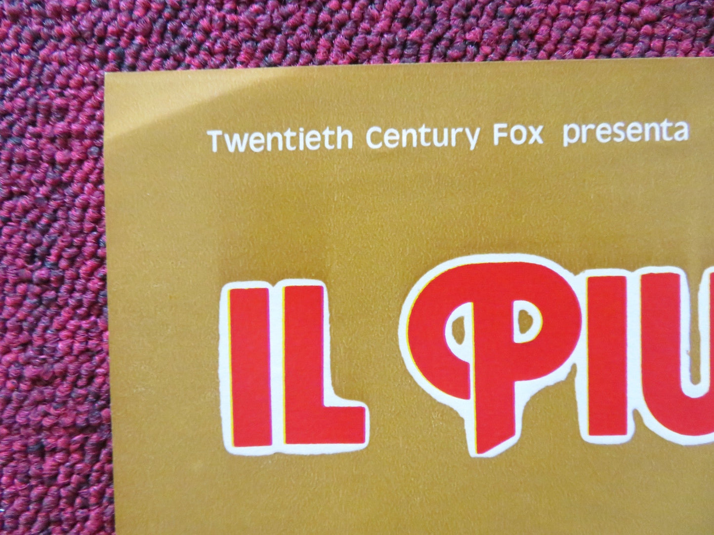 THE WORLD'S GREATEST LOVER - F ITALIAN FOTOBUSTA POSTER GENE WILDER KANE 1977 Rendezvous Cinema Movie posters