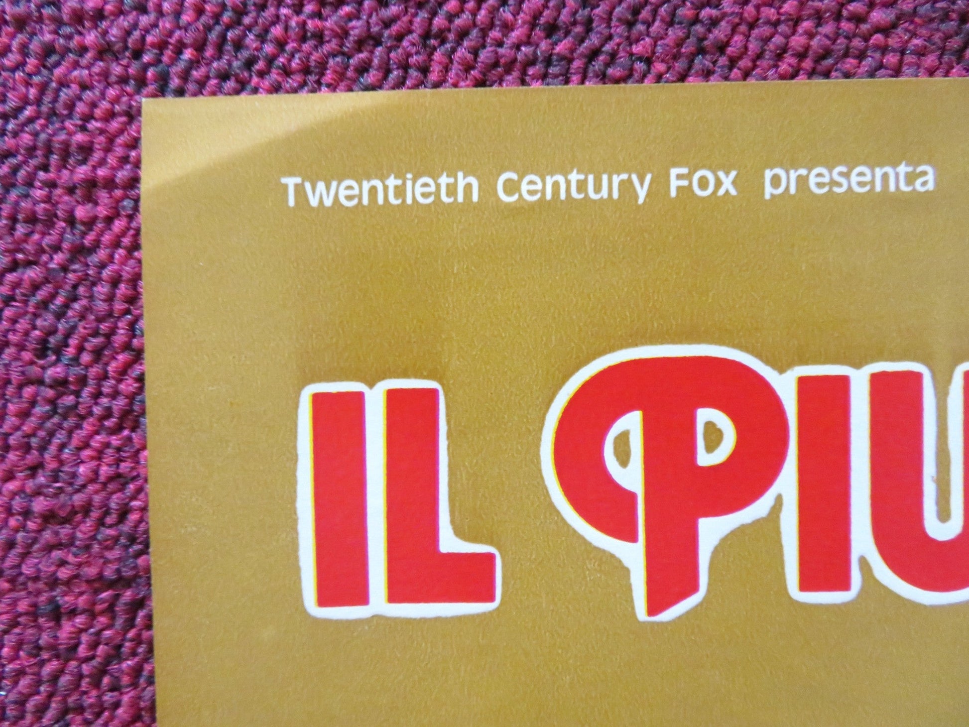 THE WORLD'S GREATEST LOVER - F ITALIAN FOTOBUSTA POSTER GENE WILDER KANE 1977 Rendezvous Cinema Movie posters