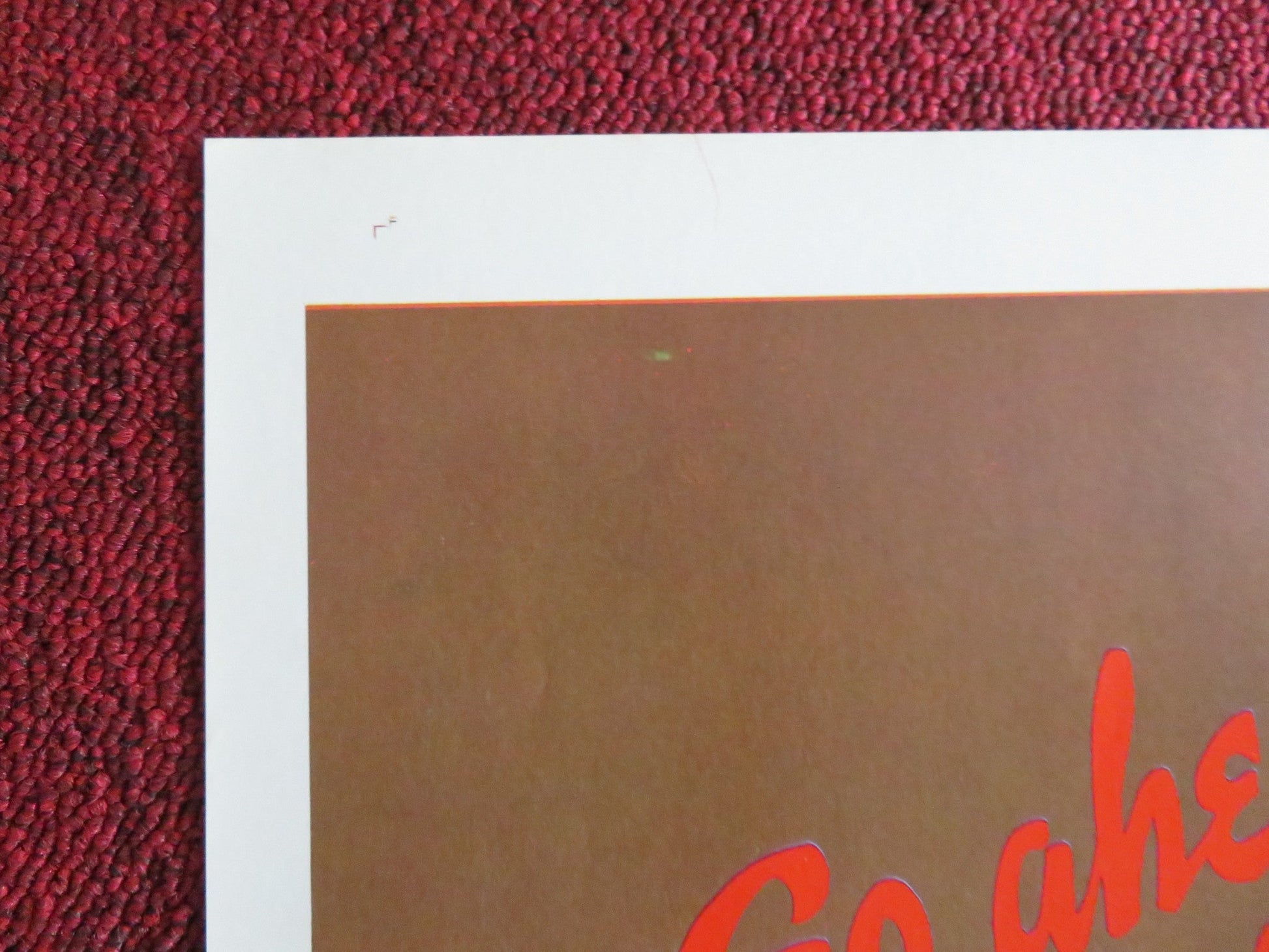 THE WORLD'S GREATEST LOVER FOLDED US ONE SHEET POSTER GENE WILDER C. KANE 1977 Rendezvous Cinema Movie posters