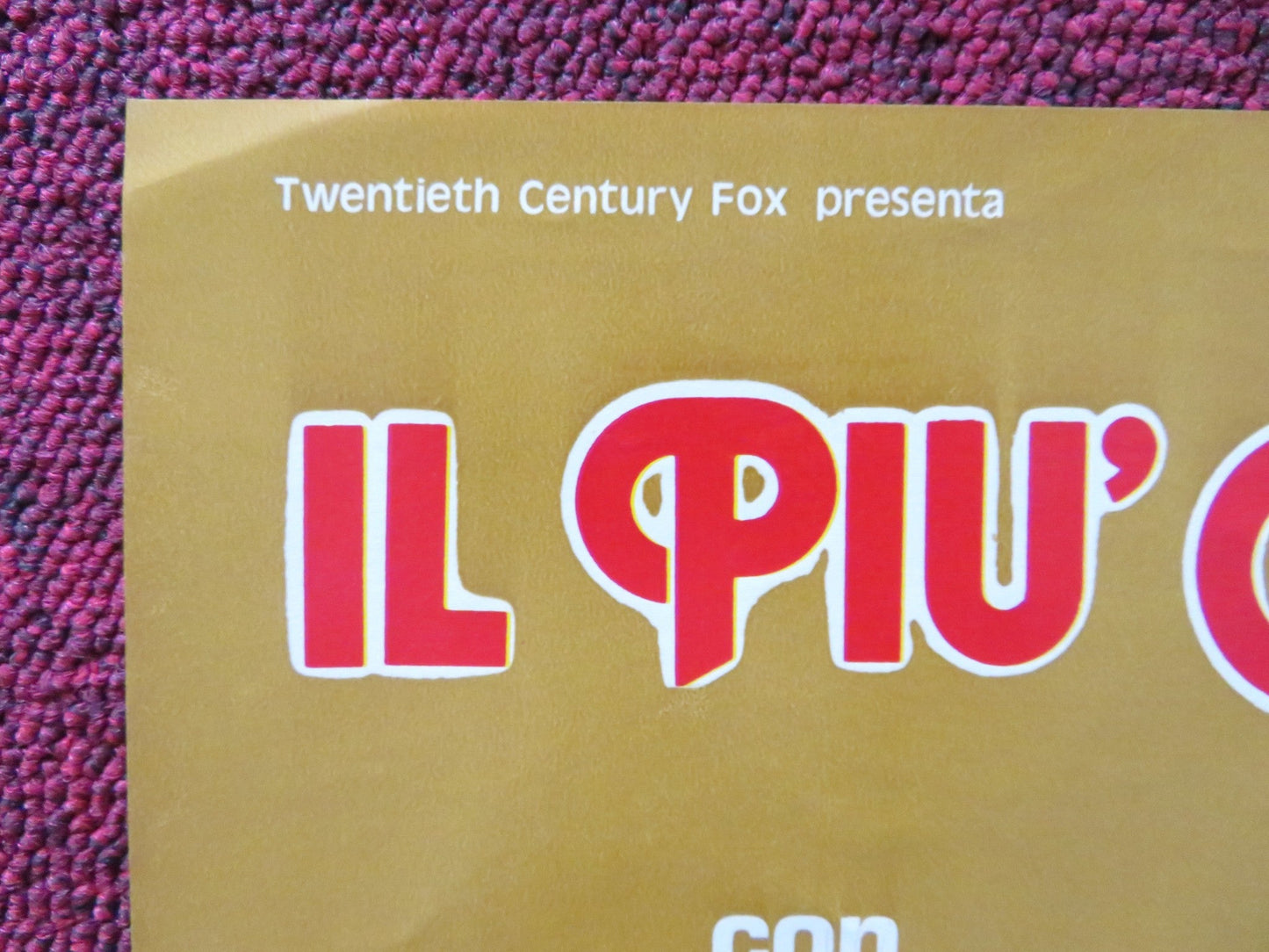 THE WORLD'S GREATEST LOVER - G ITALIAN FOTOBUSTA POSTER GENE WILDER KANE 1977 Rendezvous Cinema Movie posters