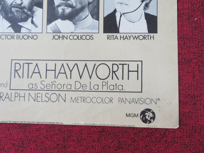 THE WRATH OF GOD FOLDED US ONE SHEET POSTER ROBERT MITCHUM FRANK LANGELLA 1972 Rendezvous Cinema Movie posters