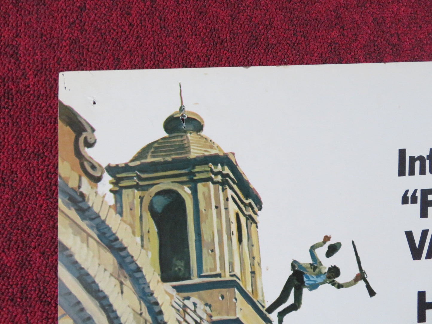 THE WRATH OF GOD FOLDED US ONE SHEET POSTER ROBERT MITCHUM FRANK LANGELLA 1972 Rendezvous Cinema Movie posters