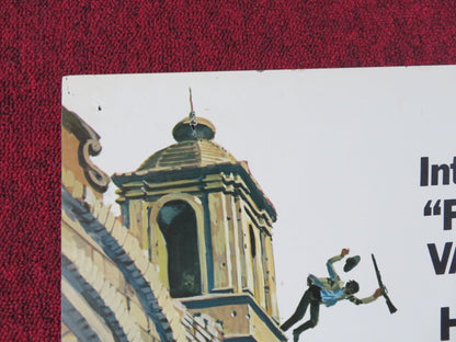 THE WRATH OF GOD FOLDED US ONE SHEET POSTER ROBERT MITCHUM FRANK LANGELLA 1972 Rendezvous Cinema Movie posters