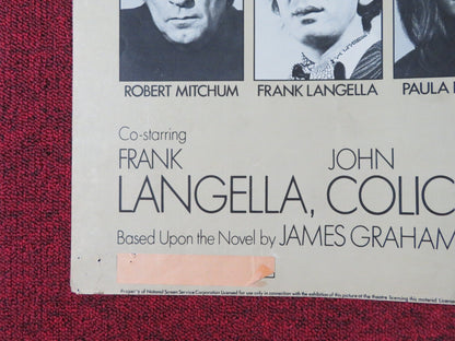 THE WRATH OF GOD FOLDED US ONE SHEET POSTER ROBERT MITCHUM FRANK LANGELLA 1972 Rendezvous Cinema Movie posters