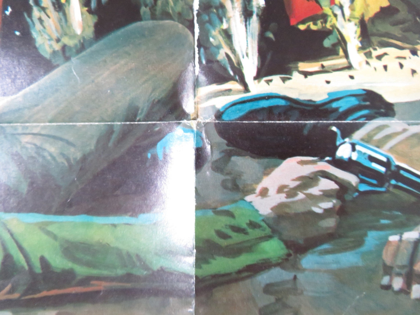 THE WRATH OF GOD FOLDED US ONE SHEET POSTER ROBERT MITCHUM FRANK LANGELLA 1972 Rendezvous Cinema Movie posters