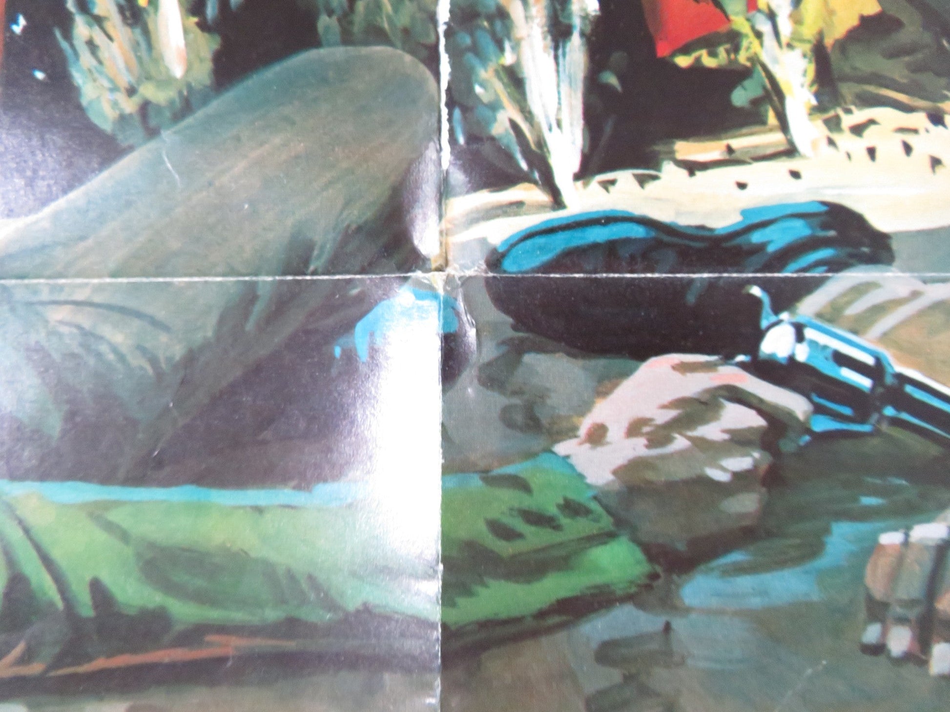 THE WRATH OF GOD FOLDED US ONE SHEET POSTER ROBERT MITCHUM FRANK LANGELLA 1972 Rendezvous Cinema Movie posters