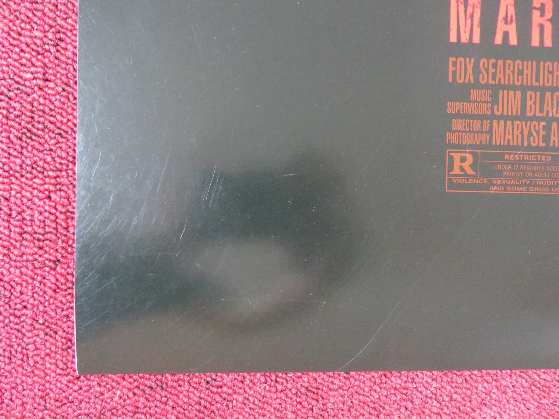 THE WRESTLER US ONE SHEET ROLLED POSTER MICKEY ROURKE MARISA TOMEI 2008 Rendezvous Cinema Movie posters