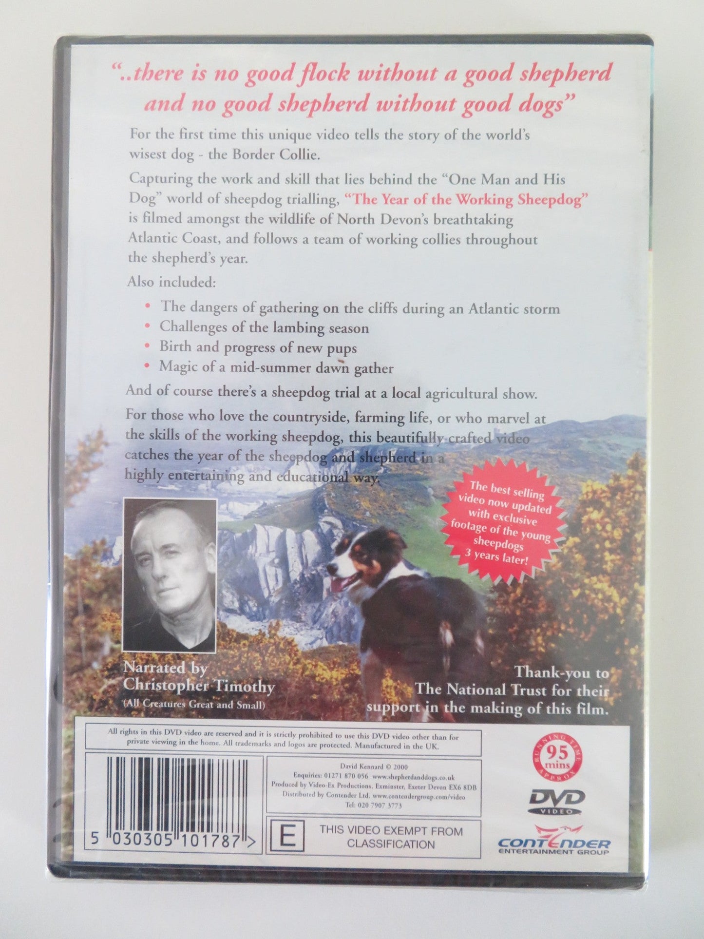 THE YEAR OF THE WORKING SHEEP DOG (DVD) CHRISTOPHER TIMOTHY 2000 REGION 2 Movie posters