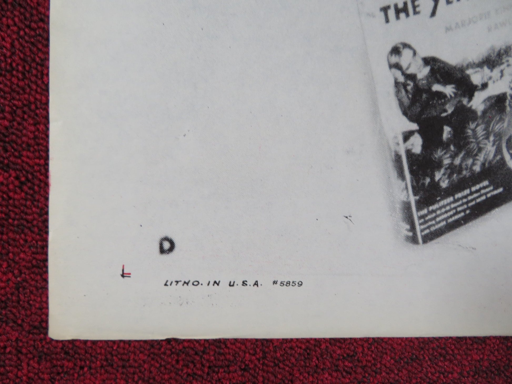 THE YEARLING FOLDED US ONE SHEET POSTER GREGORY PECK JANE WYMAN R1956 Rendezvous Cinema Movie posters