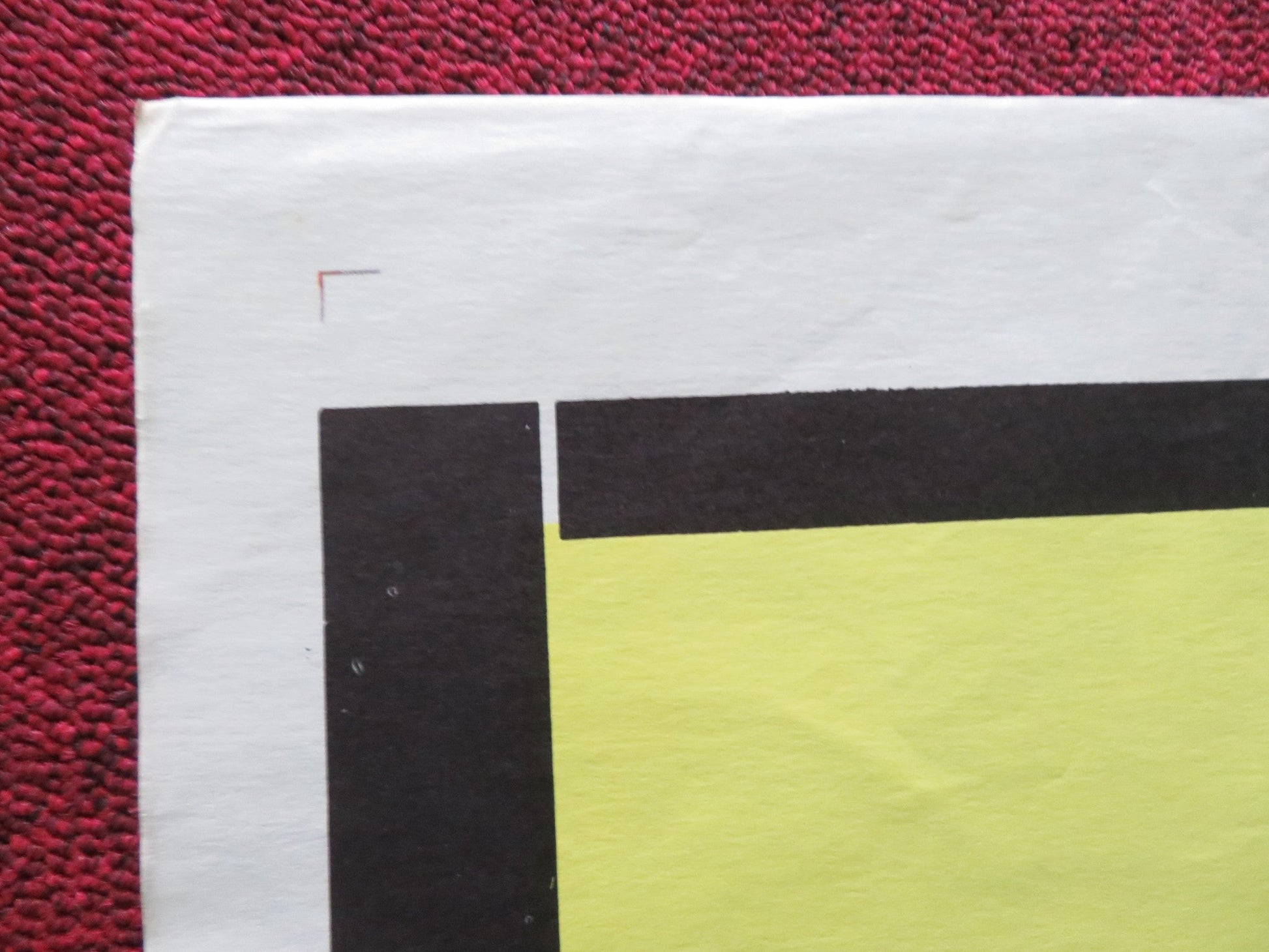 THE YELLOW CANARY FOLDED US ONE SHEET POSTER PAT BOONE BARBARA EDEN 1963 Rendezvous Cinema Movie posters