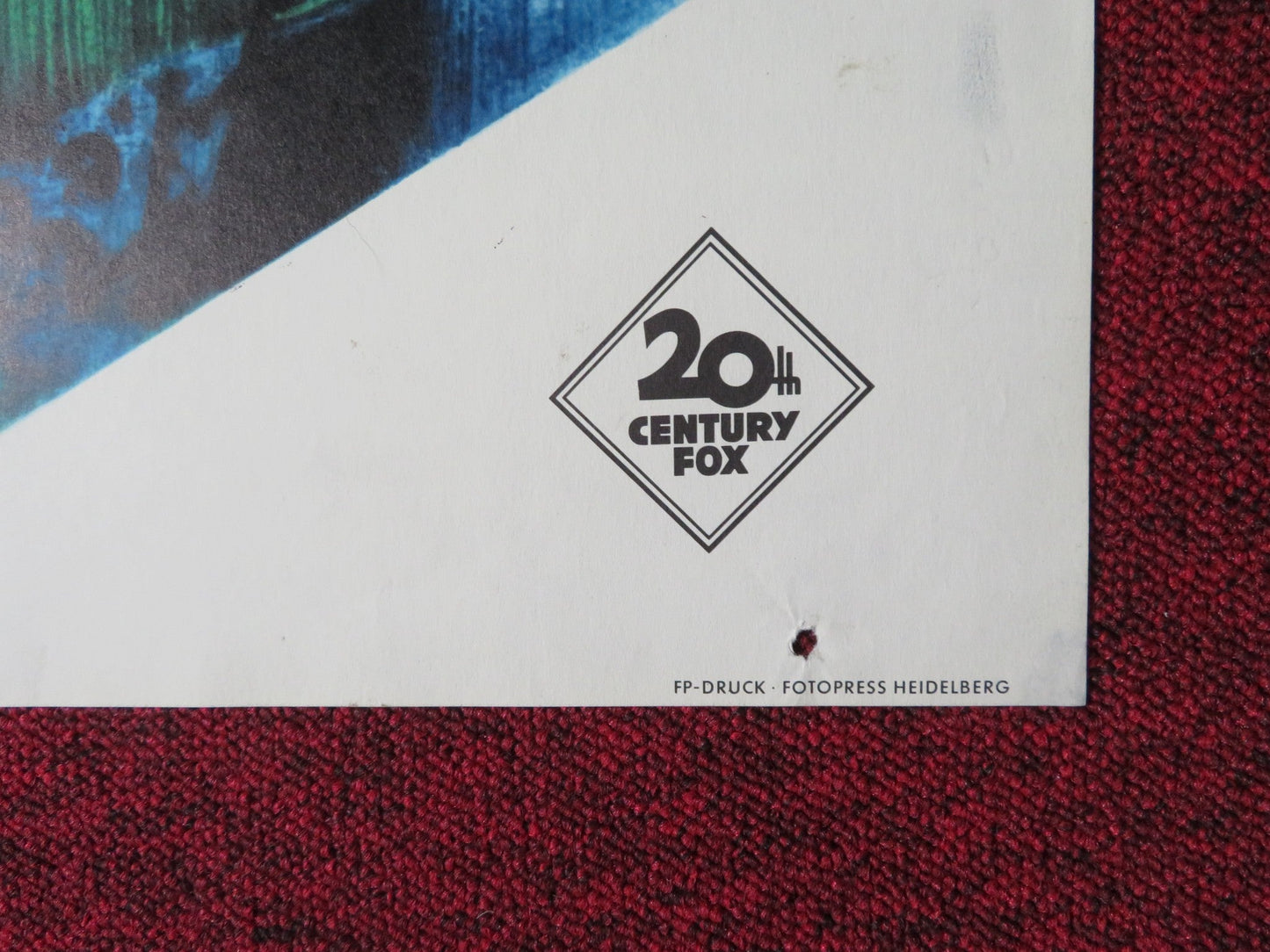 THE YELLOW CANARY GERMAN A1 POSTER FOLDED PAT BOONE BARBARA EDEN 1963 Rendezvous Cinema Movie posters