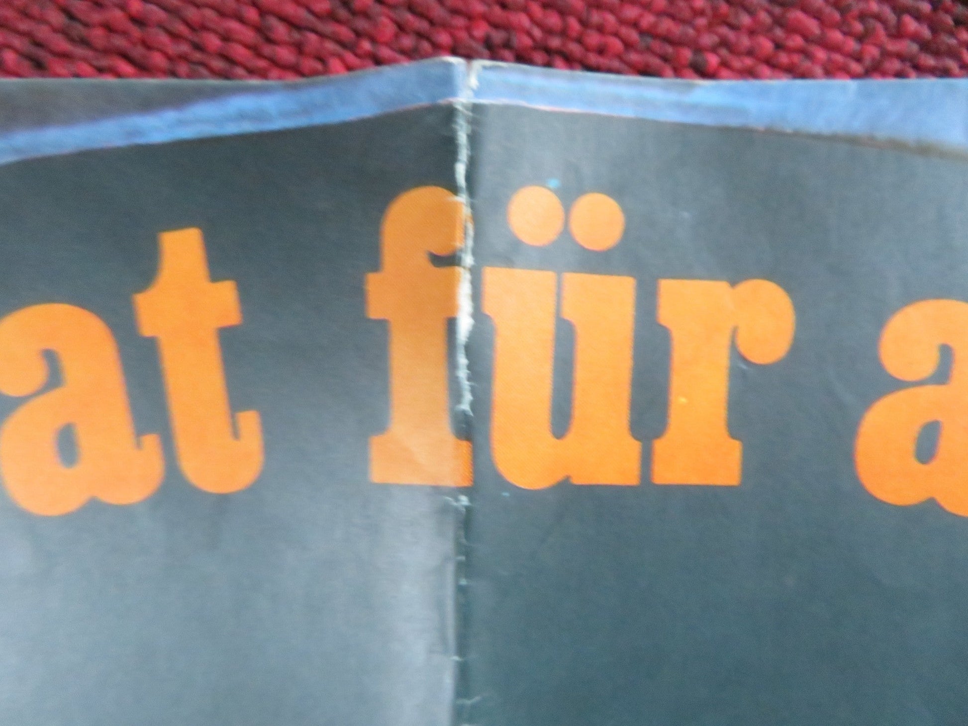 THE YELLOW HOUSE ON PINNASBERG GERMAN A1 POSTER FOLDED EDDIE ARENT 1970 Rendezvous Cinema Movie posters