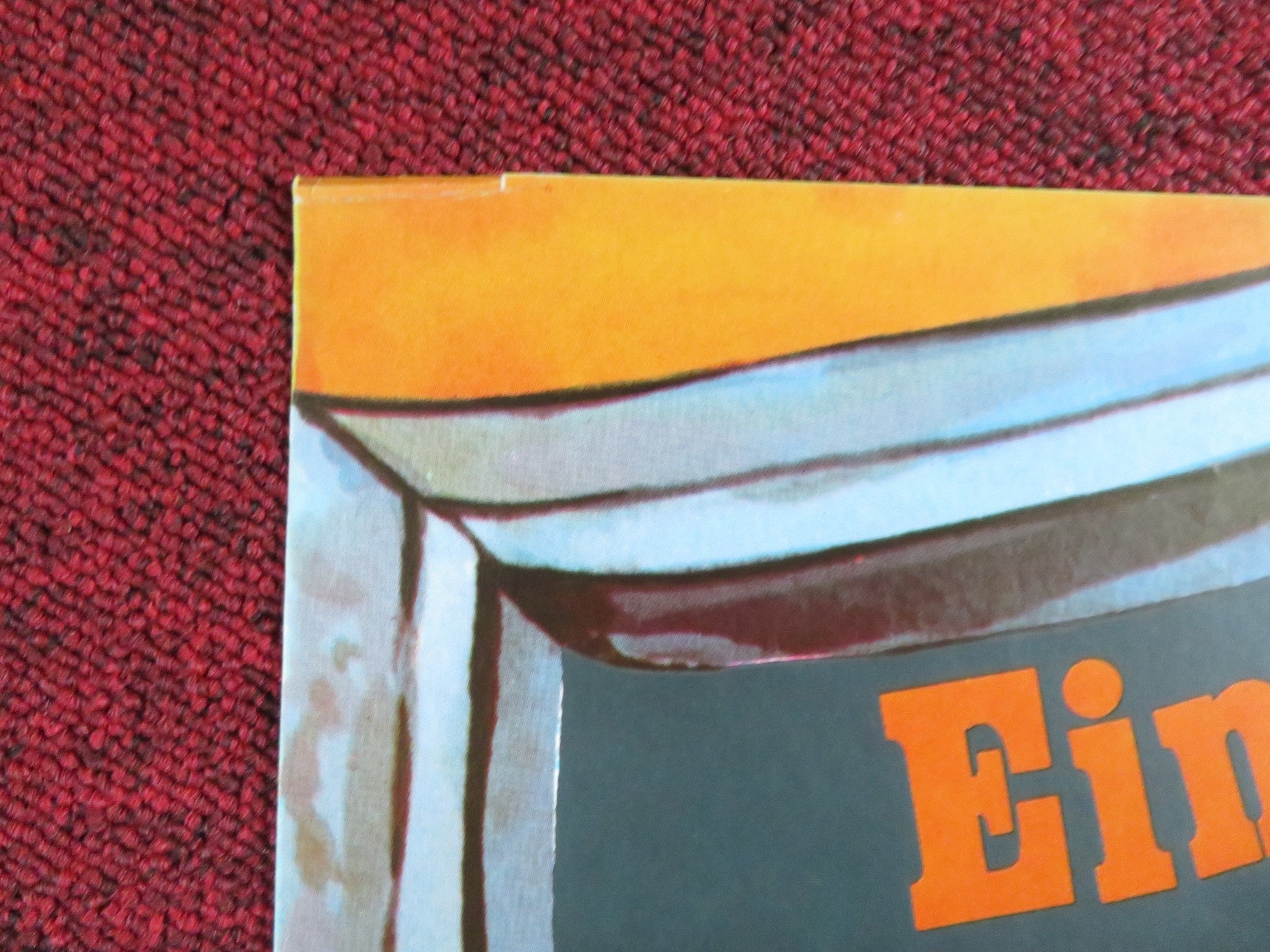 THE YELLOW HOUSE ON PINNASBERG GERMAN A1 POSTER FOLDED EDDIE ARENT 1970 Rendezvous Cinema Movie posters