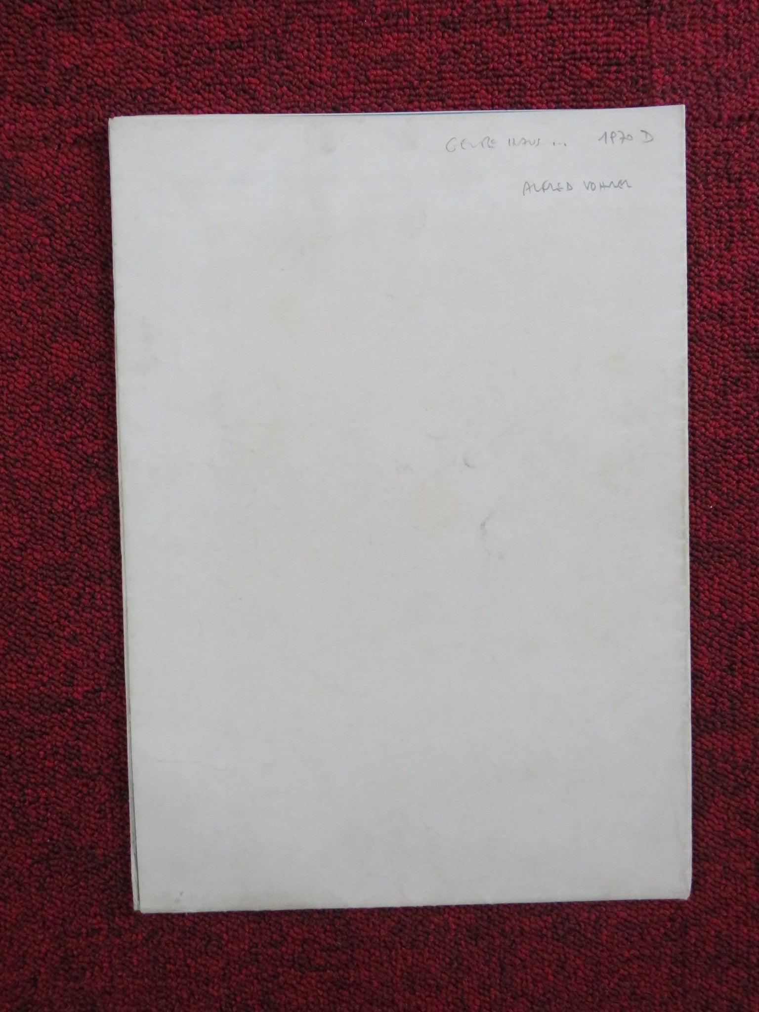 THE YELLOW HOUSE ON PINNASBERG GERMAN A1 POSTER FOLDED EDDIE ARENT 1970 Rendezvous Cinema Movie posters