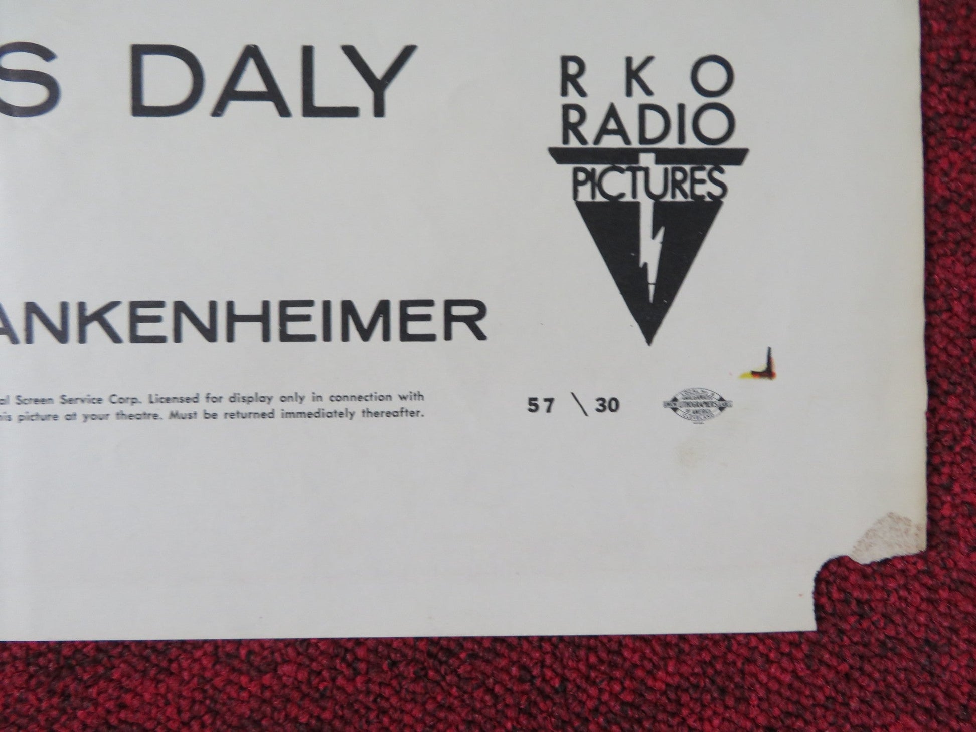 THE YOUNG STRANGER FOLDED US ONE SHEET POSTER JAMES MACARTHUR KIM HUNTER 1957 Rendezvous Cinema Movie posters