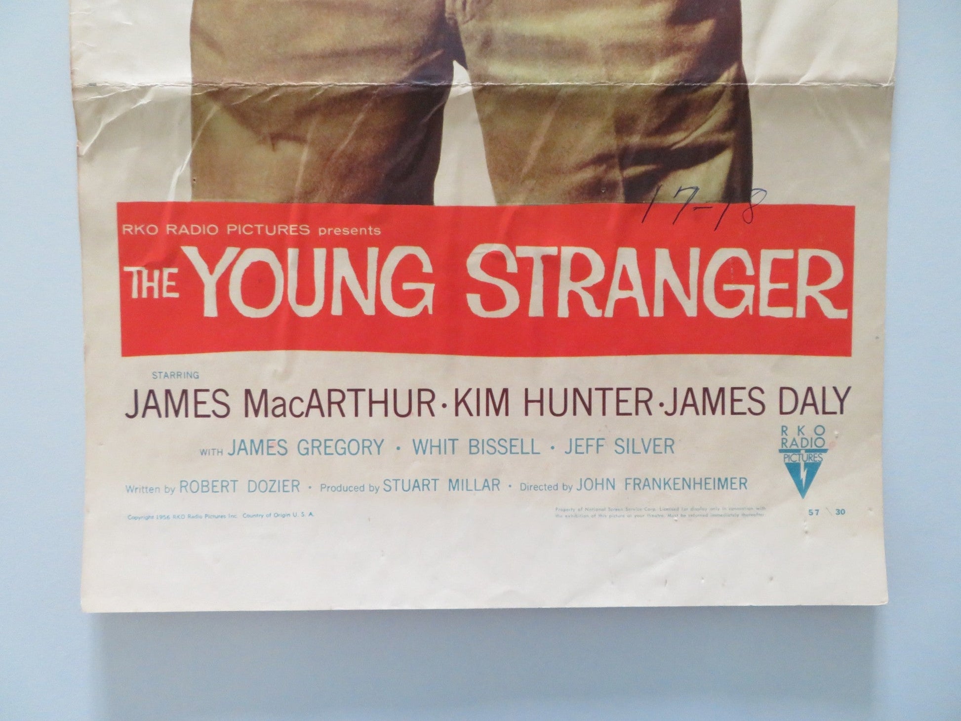 THE YOUNG STRANGER US INSERT POSTER JAMES MACARTHUR KIM HUNTER 1956 Rendezvous Cinema Movie posters